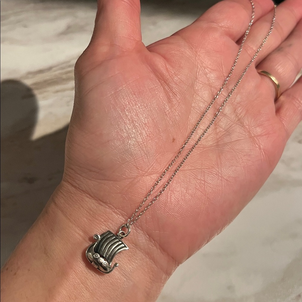 Sterling KOPI Viking Ship pendant - Picture 6 of 13